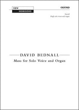 Mass for Solo Voice and Organ Vocal Solo & Collections sheet music cover